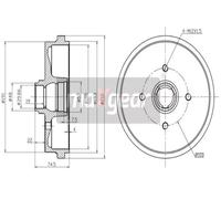 Maxgear | Bremstrommel | 19-0822