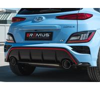 Remus Duplex Racing-Komplettanlage ab OPF für Hyundai Kona N je 127mm
