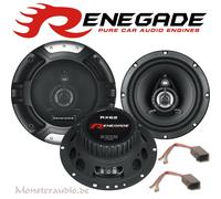 Renegade 200 Watt Lautsprecher für VW GOLF 3 III Auto Boxen Set 2-Wege 16,5cm