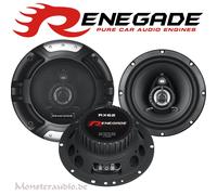 Renegade RX62 2-Wege Einbau-Lautsprecher 200W Inhalt: 1 Paar