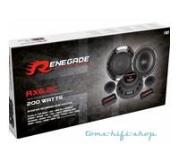 Renegade RX6.2C 200 Watt PKW Lautsprecher Set Auto Boxen 165mm Kicker Hochtöner