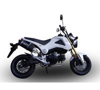 Rennauspuffanlagen GPR Furore Schwarz Msx - Grom 125 2013/2017
