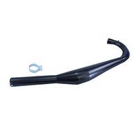 Rennbirne Auspuff Race 36mm schwarz für Zündapp KS CS GTS 25 50 Auspuffanlage inkl. Befestigunsschelle