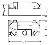 Renz Beleuchtungshalter mit Soffitte 15V 97-9-85131