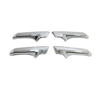 REOKIP Für Toyota Für Land Cruiser Für Prado FJ 150 2014 2015 2016 ABS Chrom Innentürgriffabdeckung Zierleisten Schutzaufkleber(Chrome Door handle)