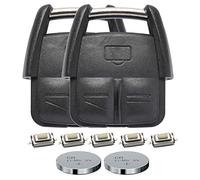 Repair Reparatur Satz Gehäuse Funkschlüssel Fernbedienung Autoschlüssel 2X 3 Tasten Gehäuse 6X Mikrotaster 2X CR2032 Batterie kompatibel mit Opel