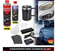 Reparatur Set Scheinwerfer Politur Frontscheinwerfer Polieren Aufbereitung Profi