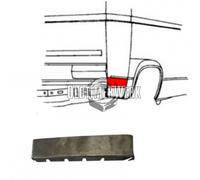 Reparaturblech D-Säule unten, hinten Rechts T3 OE Ref. 251813368