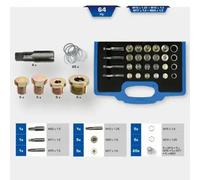 Brilliant Tools BT711250 Reparatursatz für Öl-Ablassschrauben-Gewinde, 64-tlg