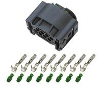 Reparatursatz Stecker 8-polig 4F0972708 z.B. für Acc, Radarsensor, Distronic, kompatibel zu VW kompatibel zu Mercedes