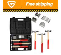 Reparaturset Dellen KFZ Ausbeulhammer Set PROFI Ausbeulwerkzeug Satz 7-Teilig