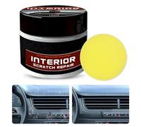 Reparaturset für Armaturenbrett-Kratzer，Interior Scratch Repair, Auto Kratzer Reparaturwachs Mit Schwämmchen, Auto Leistungsstarke Reparaturpaste, Für Kleine Kratzer-100g