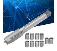 Reparaturset für Zündkerzengewinde Reparaturwerkzeug für Zündkerzengewinde M10X1.0 Schraube + M12X1.0 Gewindebohrer Autozubehör-Hardware-Kit Reparaturwerkzeug für Zündkerzengewinde