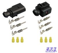 Reparaturset passt zu VW 3D0 973 703 / 1J0 973 803 3-pol Stecker Steckverbinder