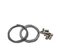 Reparaturset Seilzug Bowdenzug / Gaszug Bremszug Schaltzug und Kupplungszug, universal 2 x 2,5m
