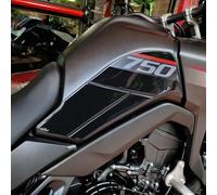 Resin Bike Aufkleber Motorrad Kompatibel Mit Honda Transalp XL 750 2023-2024. Schutz Motorrad Seitenlichter Tank vor Stößen und Kratzern. Einige Aufkleber 3D Harz Neutral Metallisierte