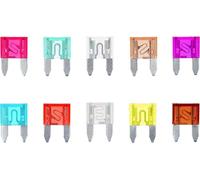 Restagraf - Sortiment Flachsicherungen Mini für Kfz - Leistung 2 bis 30 A - 32 V - Ref. 229210 - 10 Stück