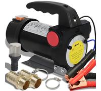 Retoo Dieselpumpe 12V 200W Ölabsaugpumpe Ölpumpe Absaugpumpe Kraftstoffpumpe Ölwechsel Selbstansaugend Ölförderpumpe für eine Autobatterie Heizölpumpe zum Motoröl Heizöl für Motorrad Auto