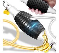 Retoo Handpumpe, Umfüllpumpe, Benzinpumpe, Dieselpumpe, Kraftstoffpumpe, Ölpumpe, Universal Manuelle Transferpumpe für Benzin, Gas, Öl, Kraftstoff, Diesel, Flüssigkeit, Wasser, Aquarium, 2m