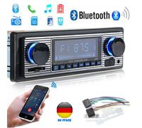 Retro Autoradio Bluetooth Freisprecheinrichtung USB FM AUX MP3 1 DIN Oldtimer