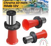 Retro Hupe Fanfare Horn Nebelhorn Oldtimer Klang Sound PKW LKW Bus 12V 110DB DE