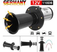 Retro Hupe Fanfare mit Oldtimer Klang Lufthorn Auto Signalhorn KFZ PKW 12V 110DB