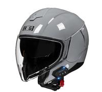 Retro Motorrad Halbhelme Zertifiziert ECEDOT Bluetooth Jethelm 3/4 Motorradhelm Mit Doppel Sonnenblende Vintage Halbschalenhelm Offenem Roller-Helmet Für Erwachsene Unisex R,XL:61-62CM