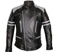 Retro Motorrad Lederjacke 80´s oldschool in verschieden Farben erhältlich Biker