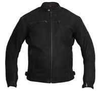 Retro Motorrad Lederjacke Motorradjacke Bikerjacke Rockerjacke Matt Nubukleder