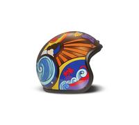 Retro Trip Open Face Motorrad Jet Helm ECE-22.06, L L mehrfarbig