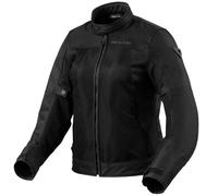 REV'IT! Revit Eclipse 2 Damen Motorrad Textiljacke, schwarz, 38