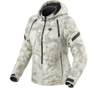 Revit Flare 3 H2O wasserdichte Damen Motorrad Textiljacke, grau, Größe 40