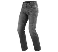 Revit Philly 2 LF Dunkelgrau Motorrad Jeans Ausverkauf W30/L34