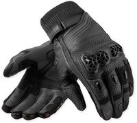 Revit Positron perforierte Motorradhandschuhe, schwarz, Größe L