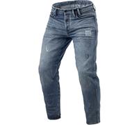 Revit Rilan TF Motorradjeans mittleres Vintage-Blau W34/L34