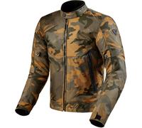Revit Shade H2O camo-grüne Motorradjacke S