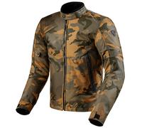 Revit Shade H2O camo-grüne Motorradjacke S