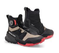 Revit Undercut H2O Motorradschuhe Schwarz / Sand 46