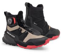 Revit Undercut H2O wasserdichte Motorrad Schuhe, schwarz/sand, Größe 46