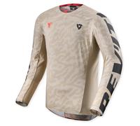 Revit x Pol Tarrés Thirteen Motocross Jersey, beige, Größe L für Männer