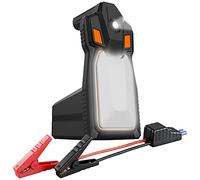 revolt Warnleuchte: 4in1-Kfz-Starthilfe & Powerbank, 16 Ah, 1.200A, 230 V bis 120W, QC3.0 (Auto Starthilfe Powerbank Diesel, Starterhilfe, in)