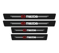 REWIASF 4 Stücke Auto Einstiegsleisten Schutz für Mazda 2 CX9 CX5 CX30 CX3 CX7, Türschwellerschutz Selbstklebend Gegen Kratzer und Abnutzung Auto Zubehör