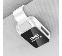 REWIASF Auto Sonnenbrillenhalter für Dacia Duster Spring Logan Sandero Jogger Lodgy Bigster Dokker, Brillenhalter für Auto Sonnenblende Sonnenbrillenhalter für Auto Visier,B