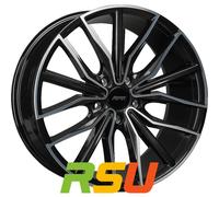 RFK Wheels GLS301 metallic black machined 8.5x19" ET42 LK5 112 ML 82 Alufelge...