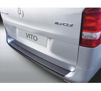 ABS Heckstoßstangenschutz kompatibel mit Mercedes Vito/V-Klasse/AMG/Viano Facelift 3/2019- Schwarz