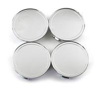 RhinoTuning 4 Stück Radnabenkappen für Benz Honda Nabendeckel OD 75 mm ID 69,5 mm, Chrom Radnabenabdeckung Geeignet für S300 ML350 W210- E320E200 CLS55AMG S2000 Rad, 2204000125 Felgendeckel