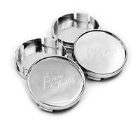 RhinoTuning 4 Stück Radnabenkappen für Borbet Nabendeckel OD 54,5 mm ID 51 mm, Chrom Radnabenabdeckung Geeignet für C-Max Edge Escape Mustang Rad, 6M21-1003 CP9C-1A096 Felgendeckel