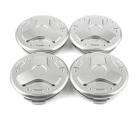 RhinoTuning 4 Stück Radnabenkappen für Nabendeckel Benz Honda OD 75 mm ID 70 mm, Sliber Radnabenabdeckung Geeignet für 2000-2003 Honda S2000 Benz S300 S350 S600, 610C 6010K74 S2A-NO Felgendeckel