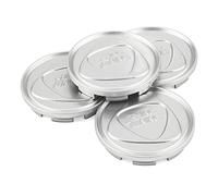RhinoTuning 4 Stück Satz 63mm Nabendeckel OD 63mm ID 57mm Radkappen Radnabendeckel Nabenabdeckung Kompatibel mit Impreza Prius für 28821SA030/28821SA090 /288115G020/28821AJ000/28821VA000(Silber)