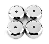 RhinoTuning 4 Stück Satz 75mm Nabendeckel OD 75mm ID 69mm Radkappen Radnabendeckel Nabenabdeckung für 1003-08/1003-06-04 (Chrom)